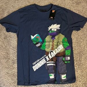 Ninja Turtles Donnie Naruto Kakashi Shirt New With Tags